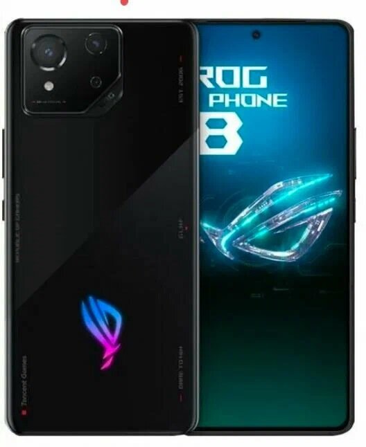 Смартфон ASUS ROG Phone 8 12/256 ГБ CN, Dual nano SIM, phantom black