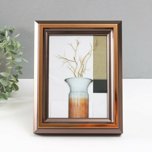 Фоторамка пластик 13х18 см Стефания темное дерево 44х178х23 см 891₽