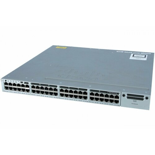 Коммутатор CISCO WS-C3850-48P-S 48 портов PoE 435 Вт 28900000₽