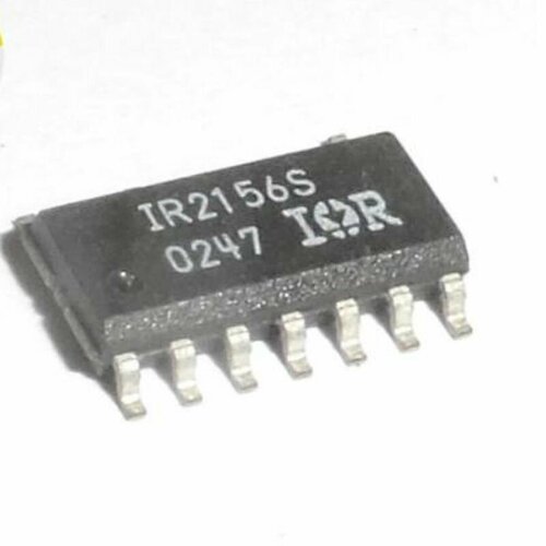 IR2156S, Полумостовой драйвер управления балластом ламп освещения [SOIC-14]