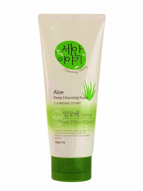 Пенка для умывания Cleansing Story Foam Cleansing (Aloe)120гр, WELCOS