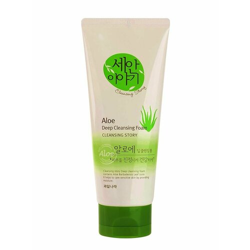 Пенка для умывания Cleansing Story Foam Cleansing (Aloe)120гр, WELCOS