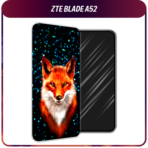 Силиконовый чехол на ZTE Blade A52 / ЗТЕ Блэйд А52 Волшебная лиса