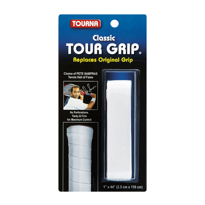 Обмотка для ручки Tourna (Unique) Grip Classic Tour x1, White