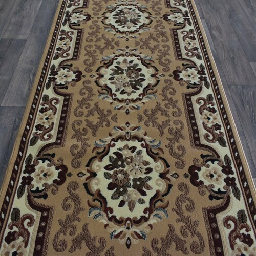 Ковровая дорожка, ковер, Фаворит, Молдавия, 8514, бежевый, 1.2*5 м