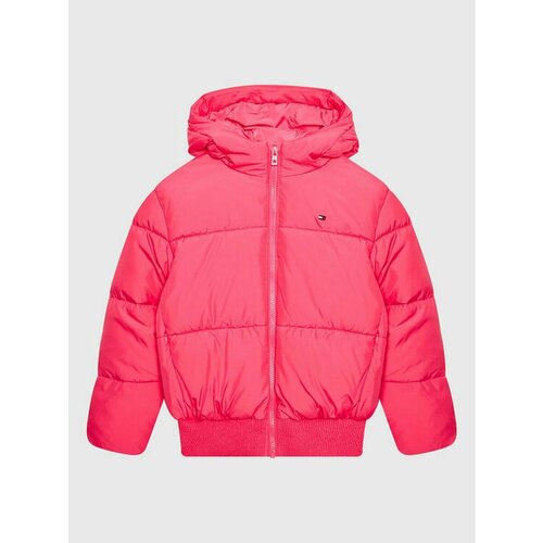 Куртка TOMMY HILFIGER, размер 12Y [METY], розовый tommy hilfiger куртка двусторонняя m