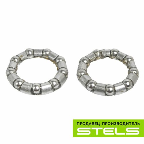 Детали каретки для велосипеда FP-B701 для односоставных шатунов комплект из 9 элементов серебр 466₽