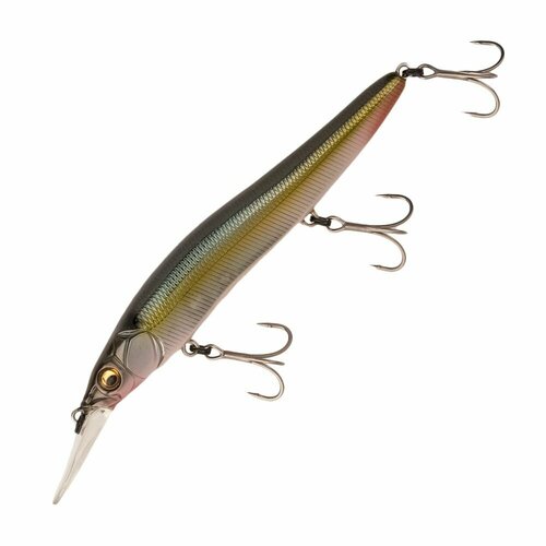 Воблер для рыбалки Megabass Oneten R+1 #Jukucho Shad, 14 гр, 110 мм, на щуку, минноу, медленно всплывающий, до 2,2 м