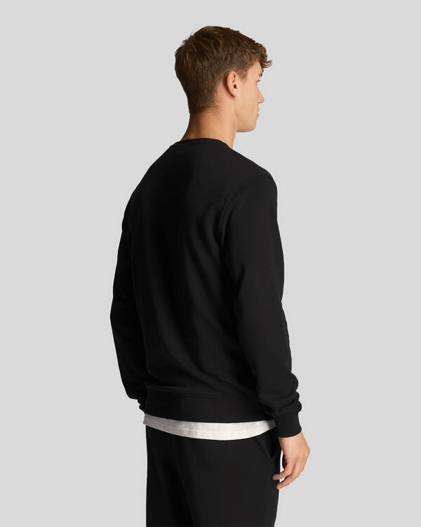 Свитшот Lyle & Scott Crew Neck Sweatshirt, размер M, черный