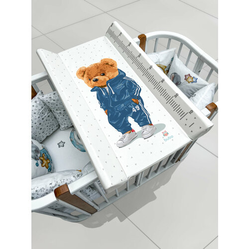 Доска пеленальная BUBO BABY LUX 80х50 см с фиксаторами и ростомером