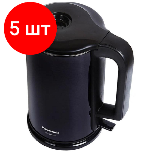 Комплект 5 штук Чайник Panasonic NC-CWK21 15л 1800Вт черный 2045900₽