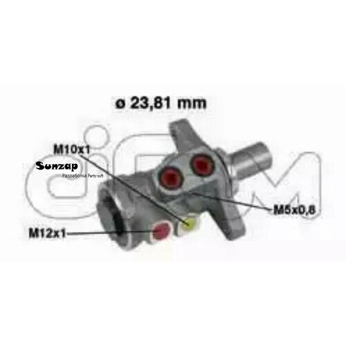 CIFAM 202448 202-448_1146127 цилиндр торм гл Ford FiestaFusion 141614TDCi Mazda 2 1214TD ABS 01 8870₽