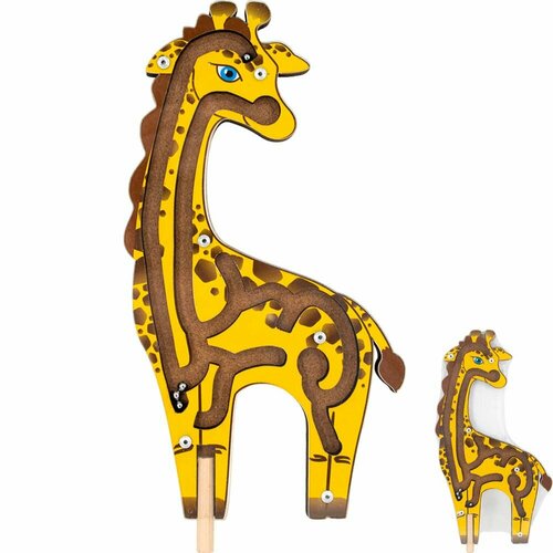 Деревянный Лабиринт с шариками Жираф ОА-00000254 /Арбо/ 2021 многофункциональная обучающая интеллектуальная игрушка тележка сидеть и стоять