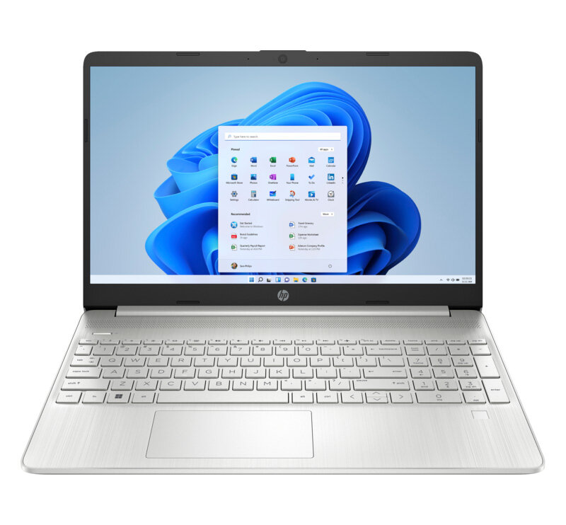 Ноутбук HP 15-dy5131wm, 15.6" FullHD (1920x1080) IPS/Intel Core i7-1215U 1.2 ГГц, 6 ядер/8 ГБ DDR4 3200 МГц/256 ГБ SSD/Intel UHD Graphics/Windows 11 Home, серебристый (8R0M1UA)