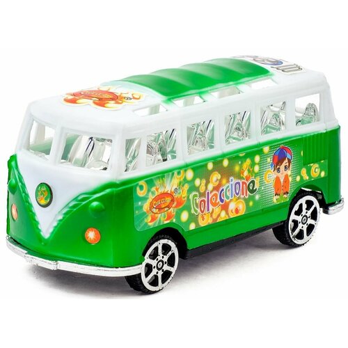 Инерционная машинка Микроавтобус, пластиковый игрушечный автобус, детская игрушка с инерционным механизмом, цвета микс инерционная машинка микроавтобус пластиковый игрушечный автобус детская игрушка с инерционным механизмом микс