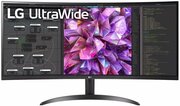 Монитор LG 34" 34WQ60C-B черный VA LED 5ms 16:9 HDMI матовая 1000:1 300cd 178гр/178гр 3440x1440 DP WQ 6.9кг