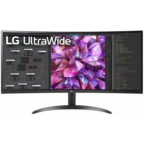 Монитор LG 34 34WQ60C-B черный VA LED 5ms 16:9 HDMI матовая 1000:1 300cd 178гр/178гр 3440x1440 DP WQ 6.9кг 34 монитор aoc cu34g2 bk 3440x1440 100 гц va черный