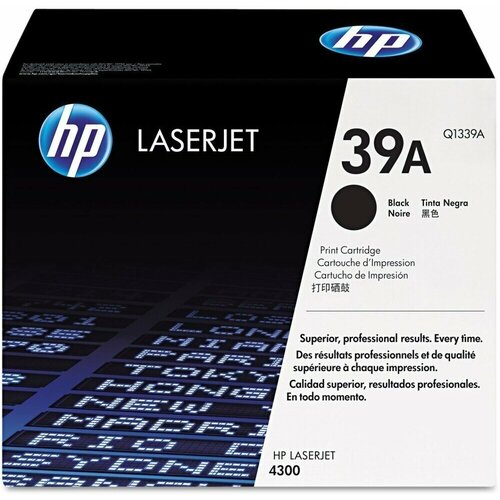 Картридж HP (№39A) Black (Q1339A) картридж sharp mx51gtya 18000 стр желтый