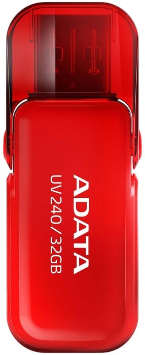 ADATA Накопитель USB flash 32ГБ ADATA Classic UV240 AUV240-32G-RRD, красный (USB2.0)