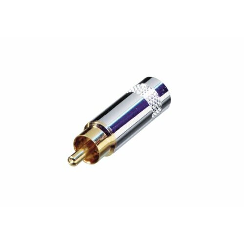 Rean NYS352G кабельный разъём RCA male, металлический корпус, золоченые контакты, для кабеля до