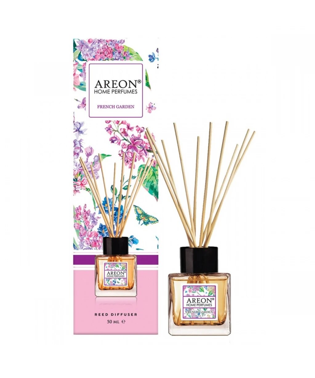 Ароматизатор для дома Areon Sticks Garden (банка, деревянные палочки) Долина роз 50 мл, 704-BHP-09 (1 шт.)