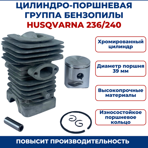 Поршневая группа для бензопилы Husqvarna 236/240