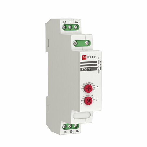 Реле времени (задержка выключения после пропадания сигнала) RT-SBE12-240В PROxima , EKF RT-SBE-12-240 (1 шт.)