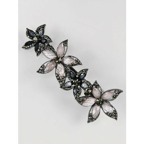 Красивая заколка автомат украшения для волос со стразами автоматическая заколочка для женщин и девочек 329₽