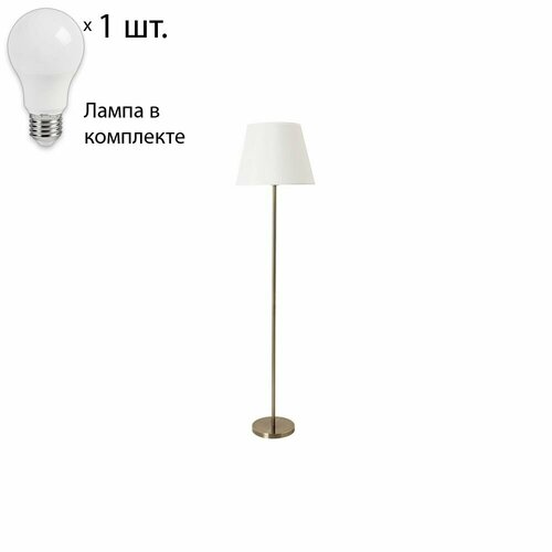 Торшер с лампочкой Arte lamp Elba A2581PN-1ABLamps