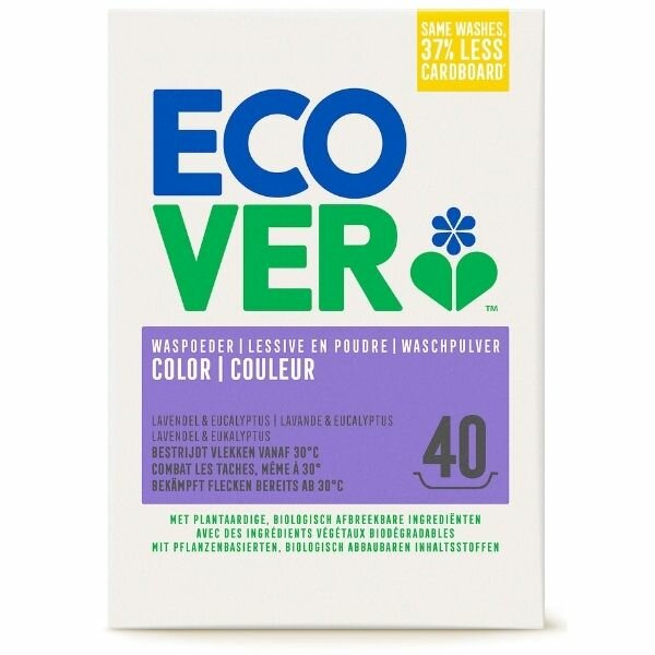 Ecover Color Эко концентрированный стиральный порошок для цветного белья 3кг/40 стирок