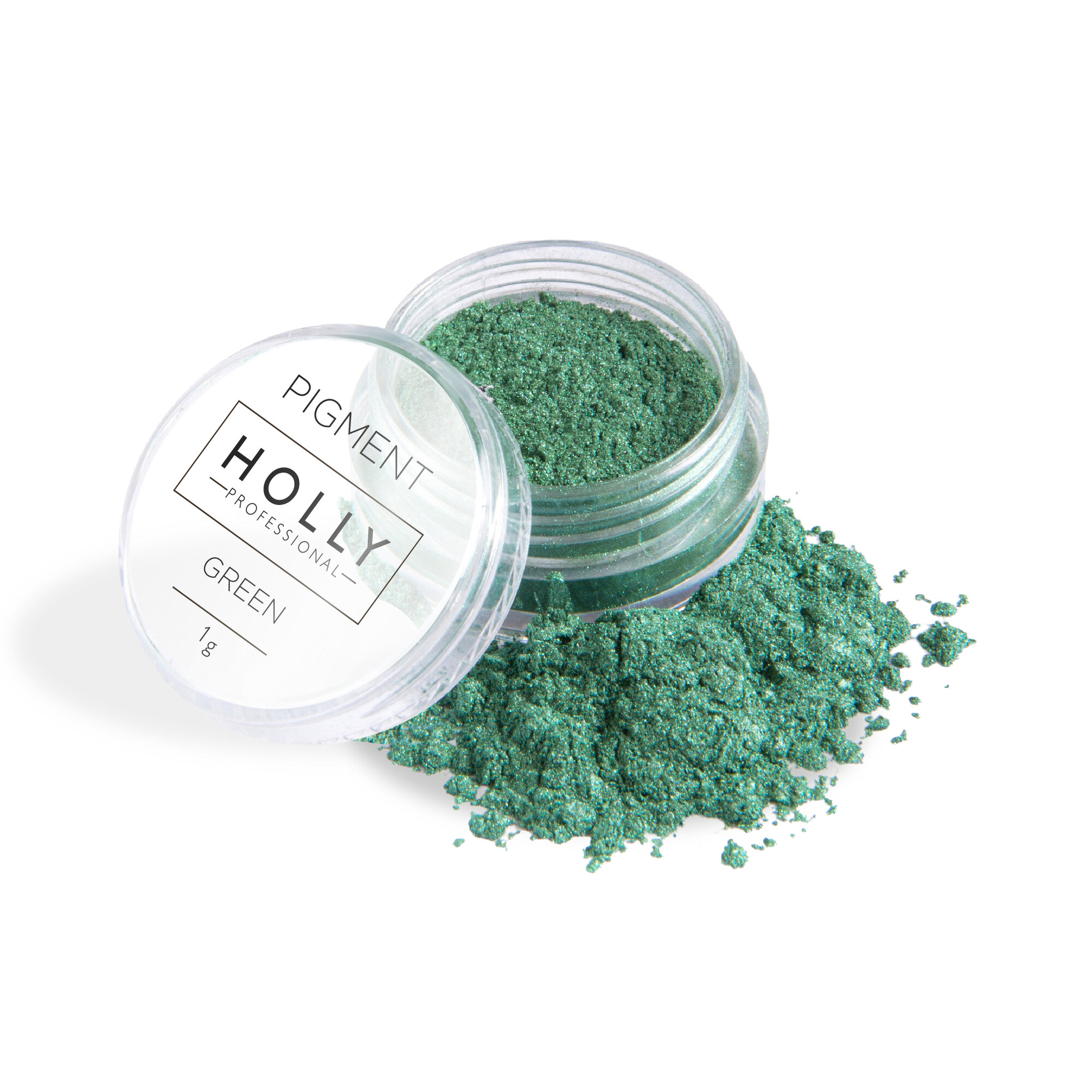 Holly Professional Рассыпчатые тени - минеральный косметический пигмент Pigment Green