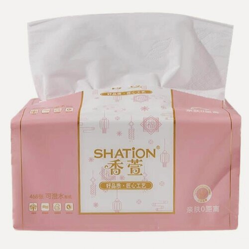 Изображение товара Премиальные бумажно-ватные салфетки 4х слойные,708 салфеток.