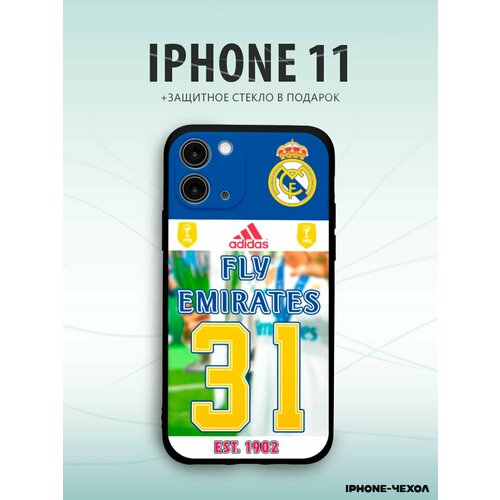 Чехол Iphone 11 футбол real номер 31