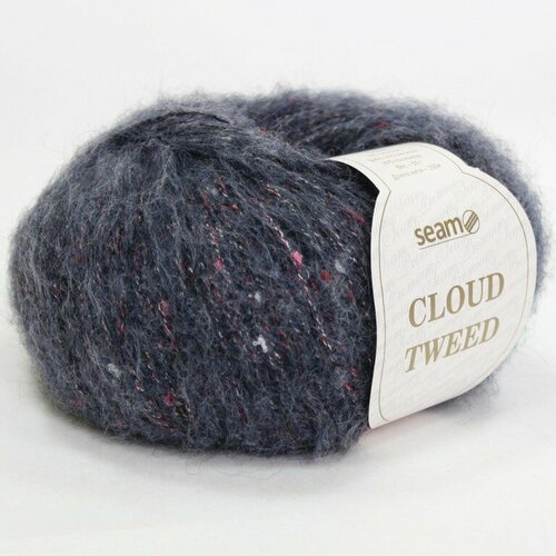 Пряжа Seam CLOUD TWEED 84197 синий (2 мотка)