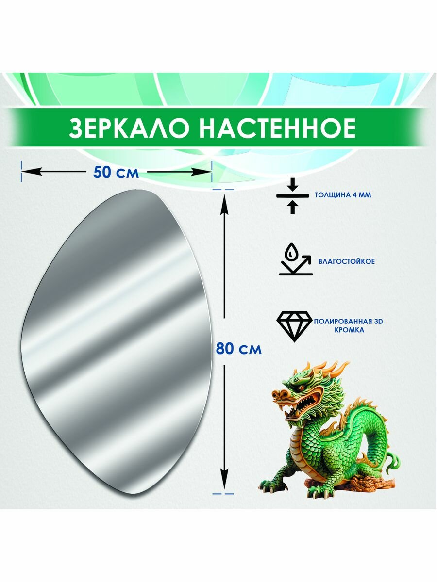 Зеркало настенное облако 50*80