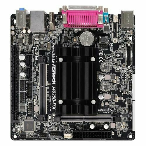 Материнская плата ASROCK J4025B-ITX, mini-ITX, Ret материнская плата asrock h510m itx ac