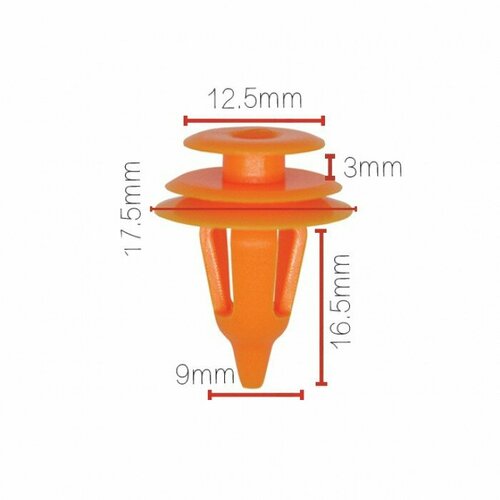 Клипса Nord YADA TOYOTA Тойота 10 шт 924₽