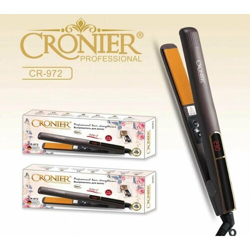 Мощный функциональный выпрямитель с удлиненными пластинами для любой длины Темно-серая 441600₽