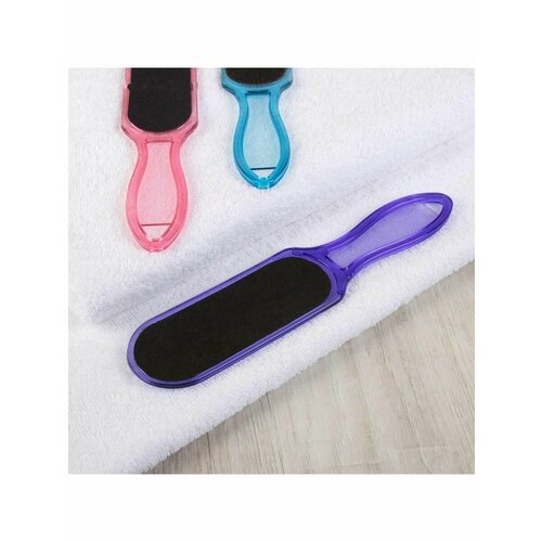 Тёрка для ног наждачная двусторонняя 26 см цвет микс 399₽