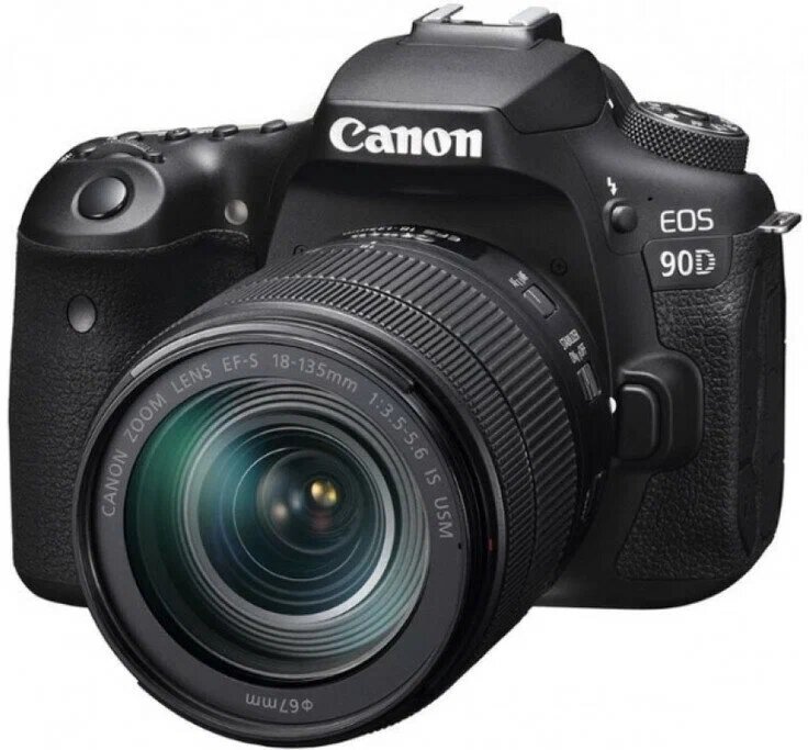 Фотоаппарат Canon EOS 90d kit 18-135mm nano, черный