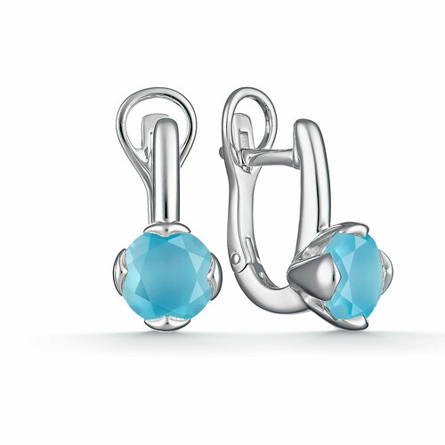 Серьги MINERAL NATION, серебро, 925 проба, серебряный