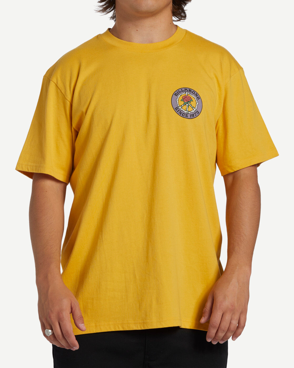 Футболка BILLABONG, размер 52, желтый