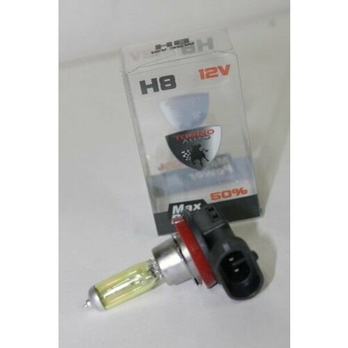 Лампа H8 12V 35W PGJ19-1 +50% YELLOW желтая