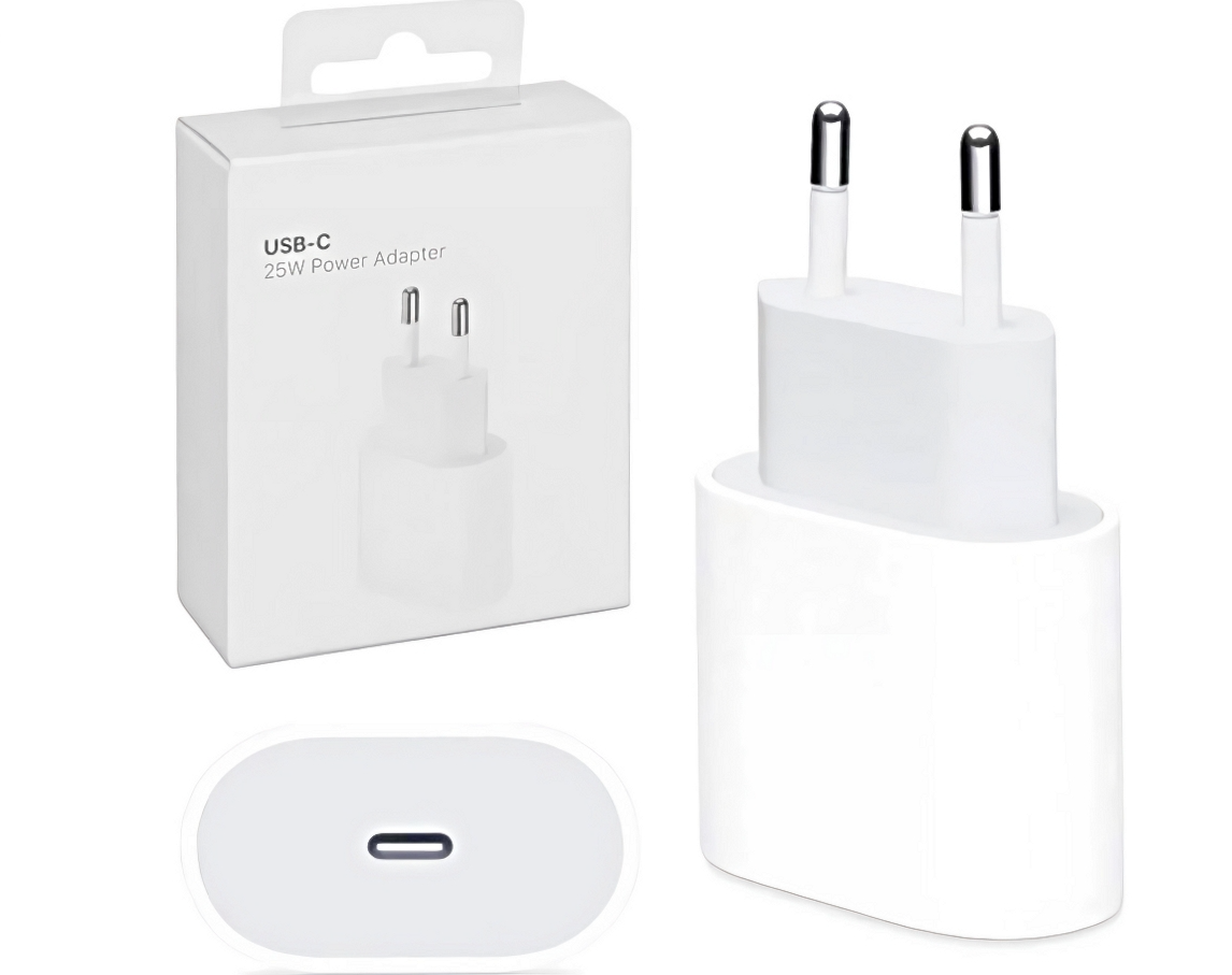 Сетевой адаптер питания для iPhone, iPad, AirPods / Зарядное устройство для айфона 25W / Быстрая зарядка 25W