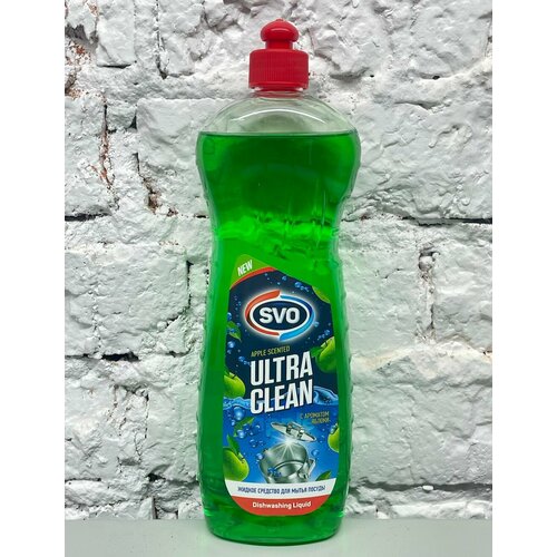 Средство для мытья посуды SVO Ultra Clean 750мл с ароматом яблока 270₽