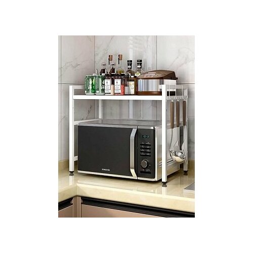 Полка для кухни, Полка для микроволновой печи, раздвижная, металл