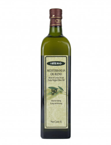 Масло рапсовое Ibero рафинированное с добавлением оливкового масла нерафинированного высшего качества 1 л испания