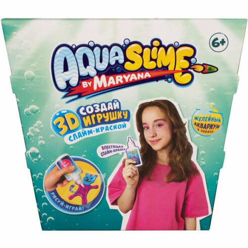 Набор для изготовления фигурки, модели Aqua Slime AQ006