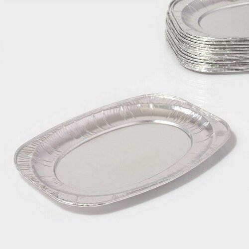 Поднос сервировочный для выпечки алюминиевый 355х245 см 25 шт 7916₽