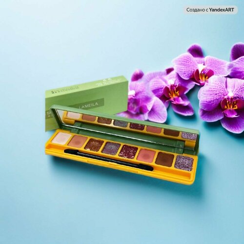 Палетка теней для век Lameila 8 оттенков